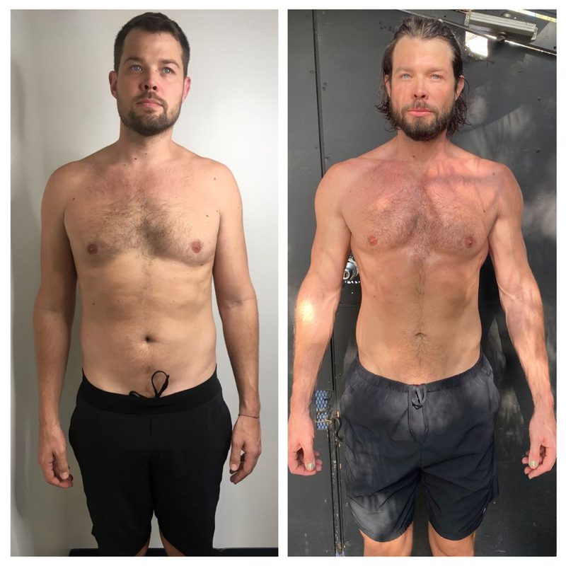Adam M. before and after